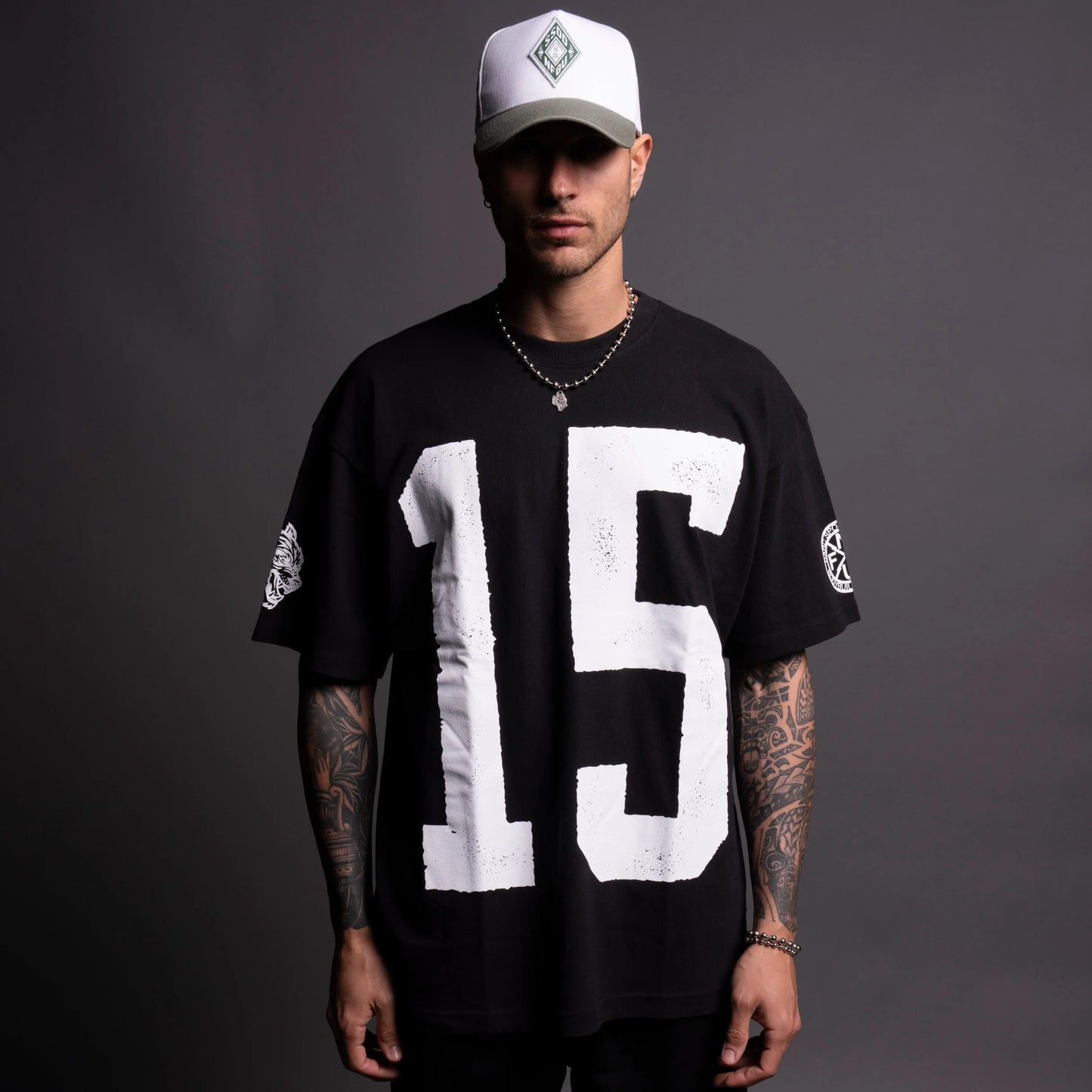 Playera “Since Premium” Oversized - Negro