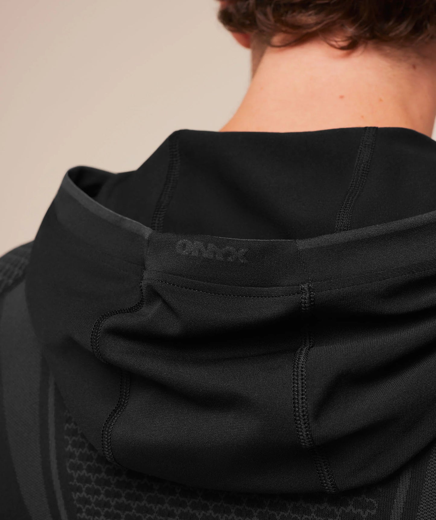 Onyx Compresión Hoodie V1 - Negro/Gris