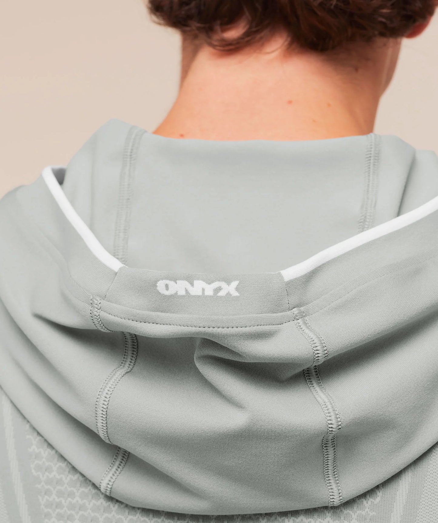 Onyx Compresión Hoodie V1 - Gris