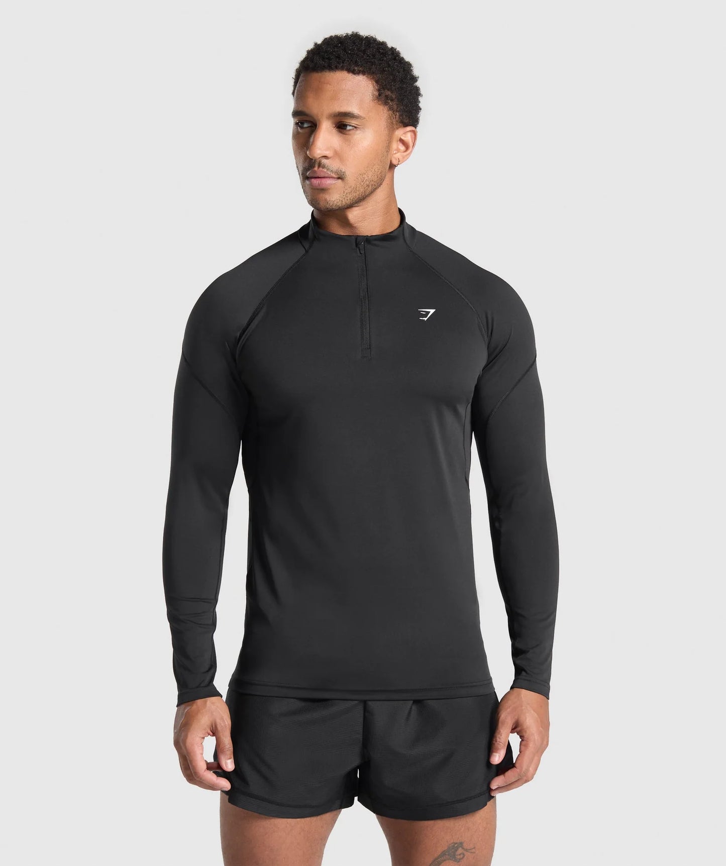 Hoodie Performance 1/4 Zip - Negro
