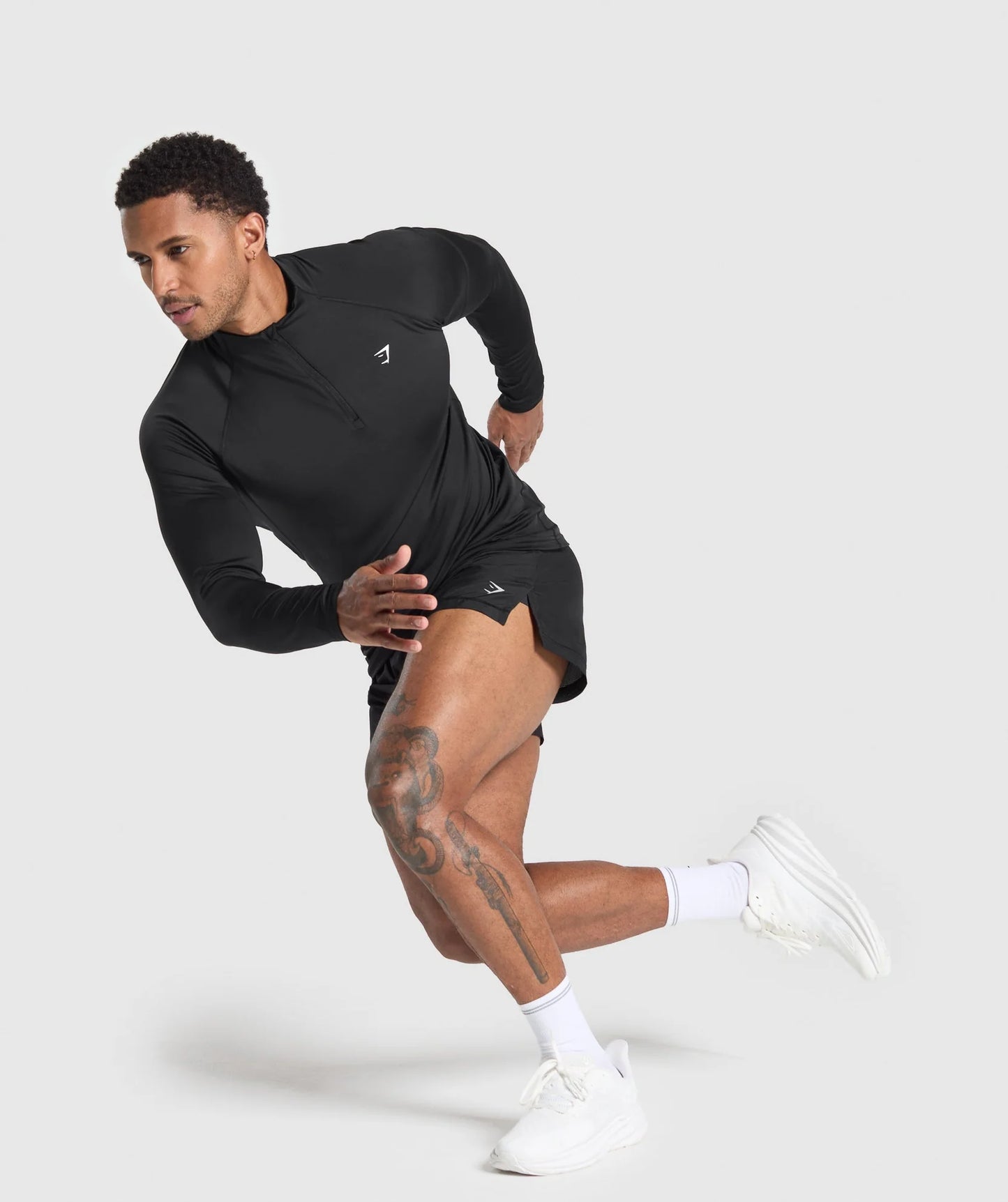 Hoodie Performance 1/4 Zip - Negro
