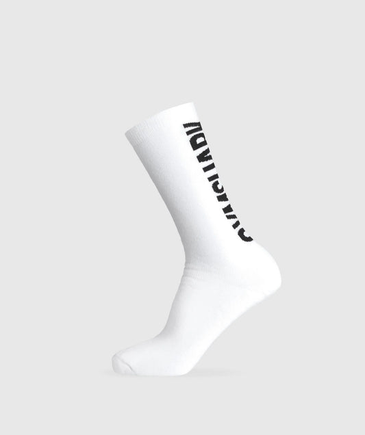 Calcetas Premium Altas x1 - Blancas