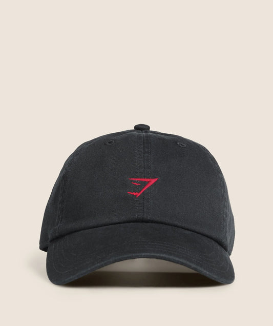 Gorra Relaxed - Negra/Rojo
