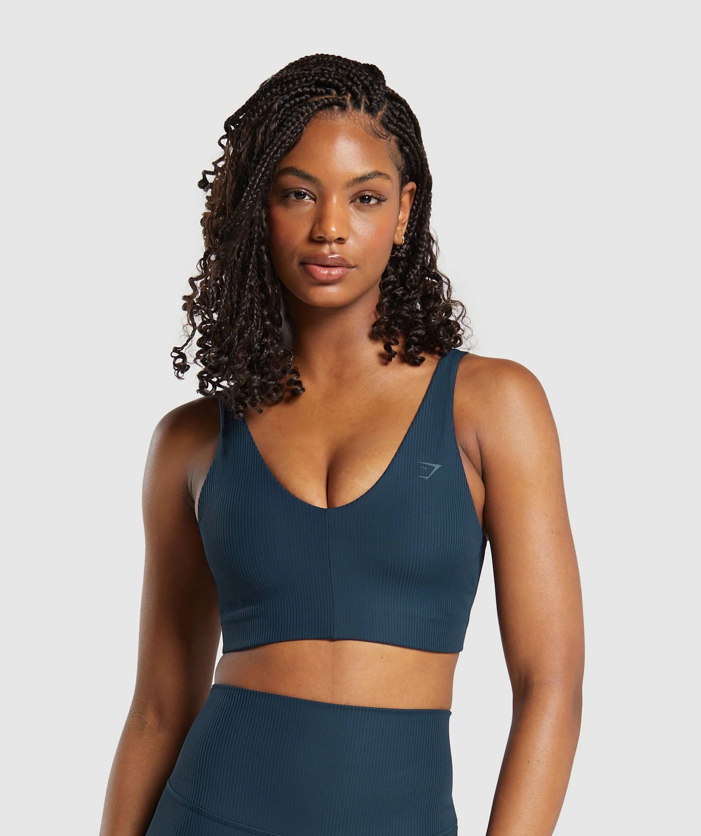 Gymshark Crossover Sports Bra - Navy