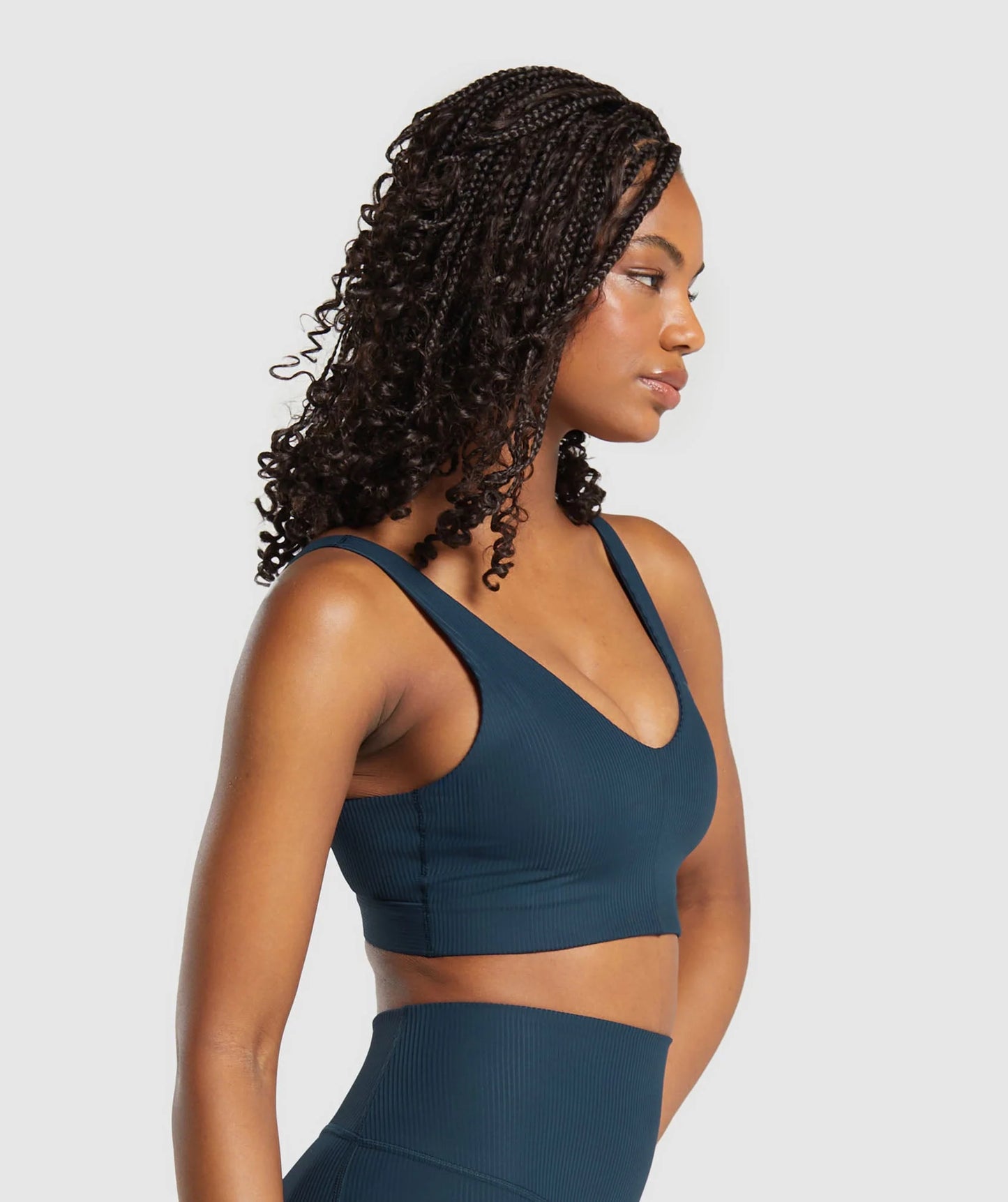 Gymshark Crossover Sports Bra - Navy