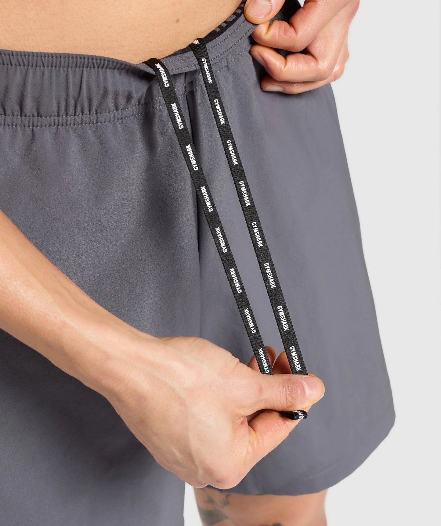 Short Deportivo 2 en 1 - Gris/Negro