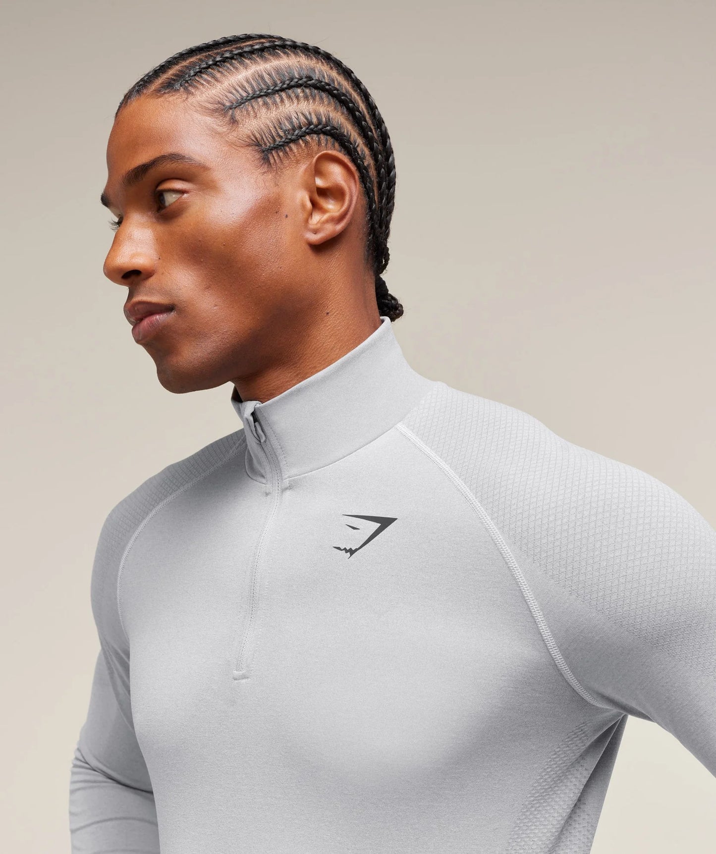 Hoodie Vital 1/4 Zip - Gris