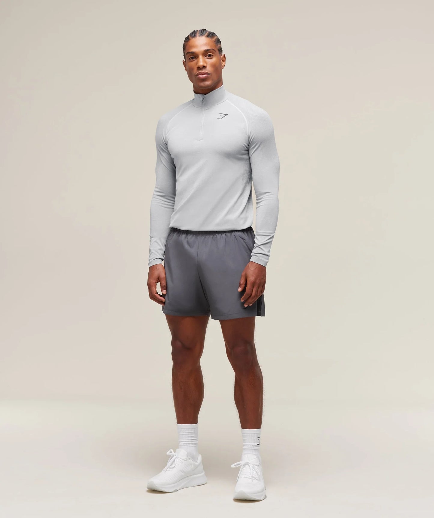 Hoodie Vital 1/4 Zip - Gris