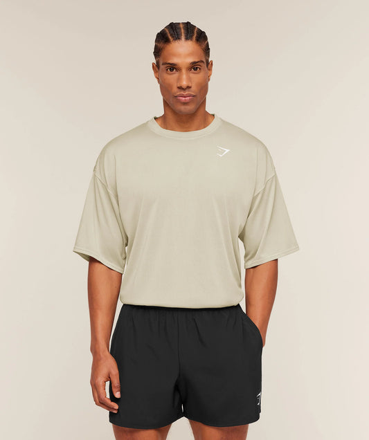 Playera Washed - Beige