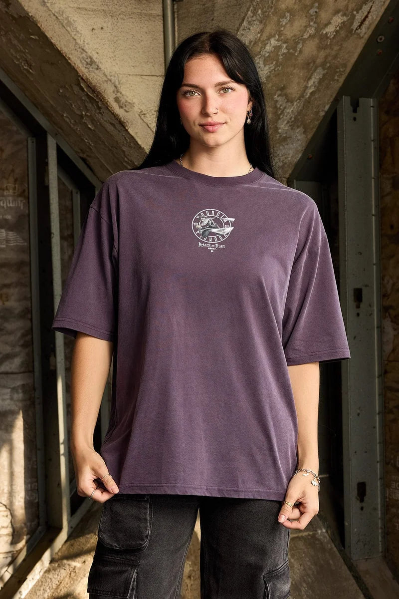 Playera AOT - Morada