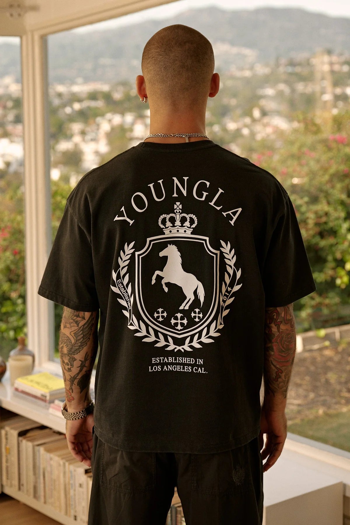 Playera Old Money - Negra