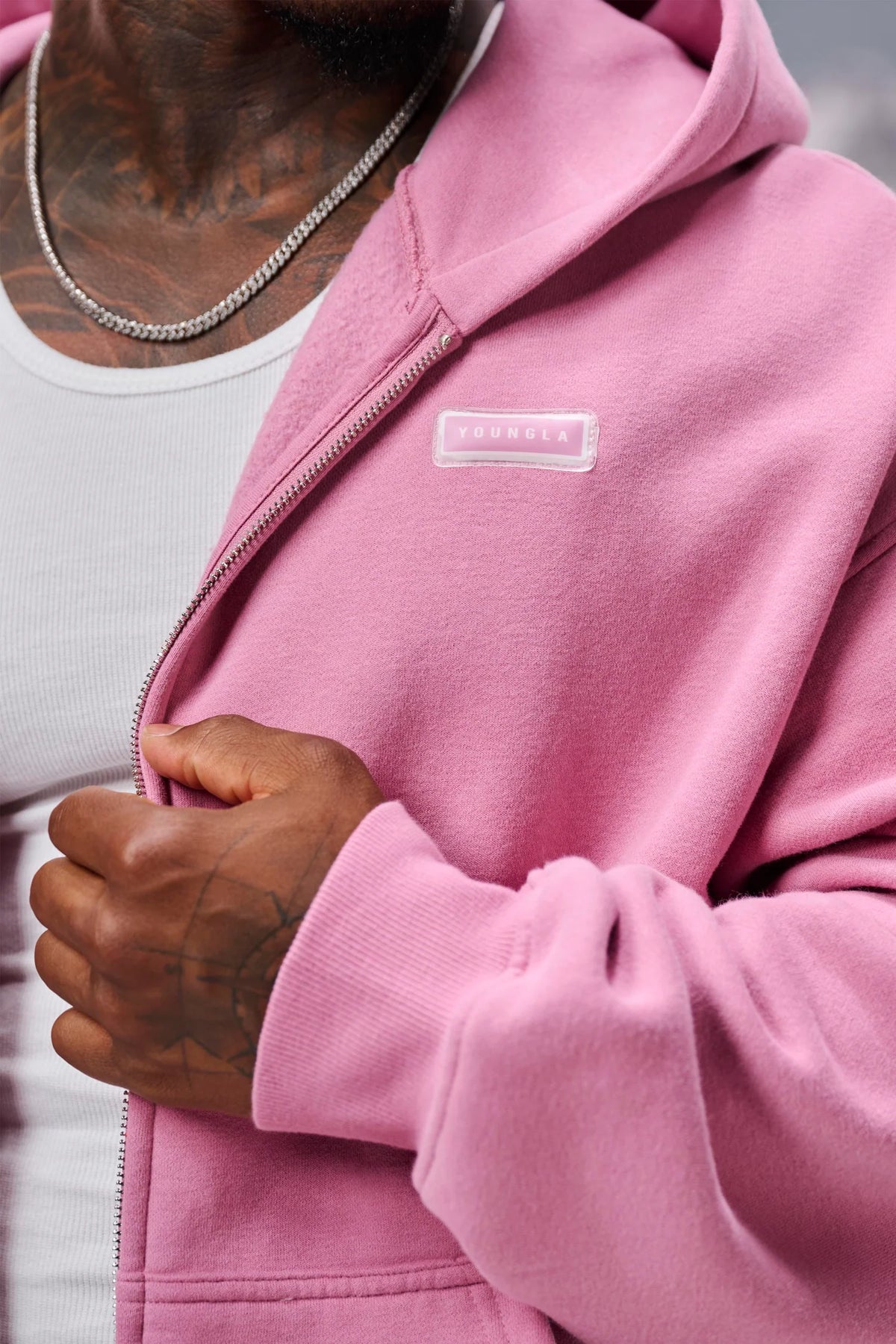 Hoodie Comfy Zip - Lavanda