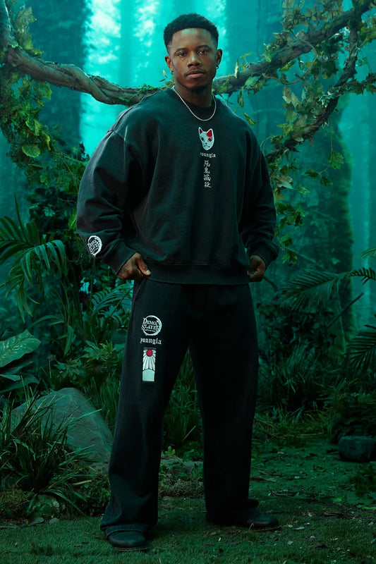 Suéter Demon Slayer - Negro [Preventa · Envío Lunes]