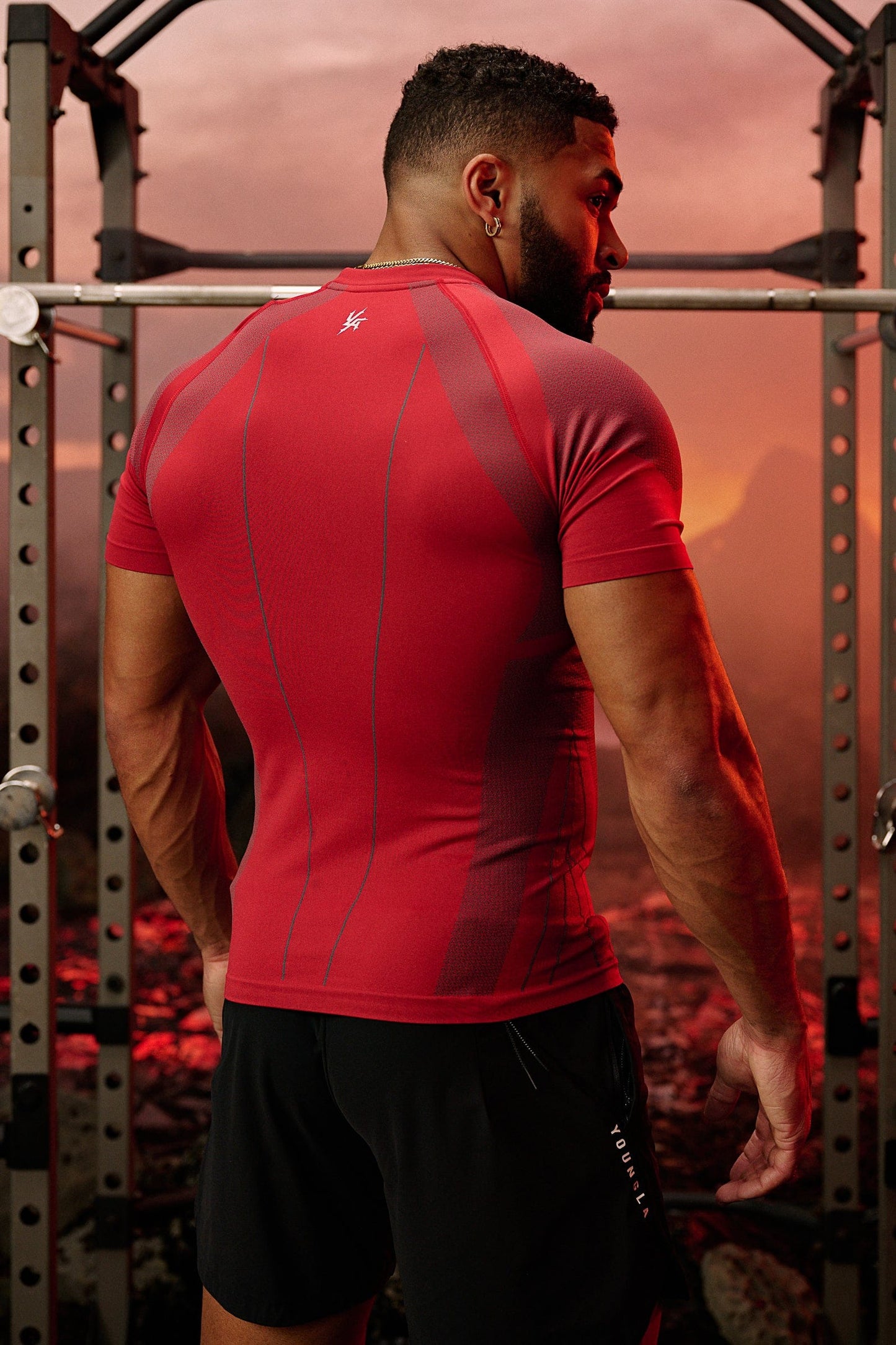 Playera Compresión Apex - Roja