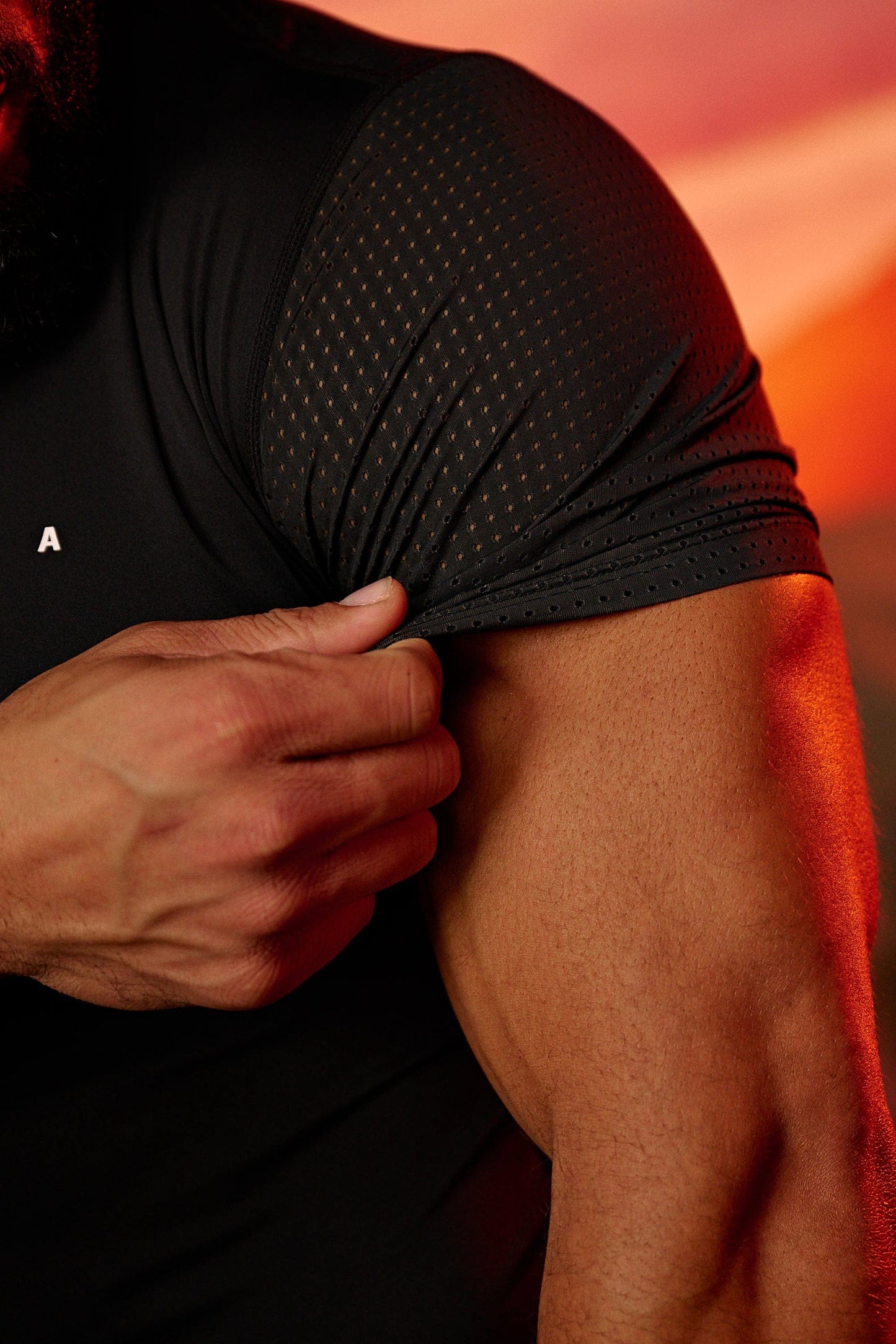 Playera Compresión Airflex - Negra