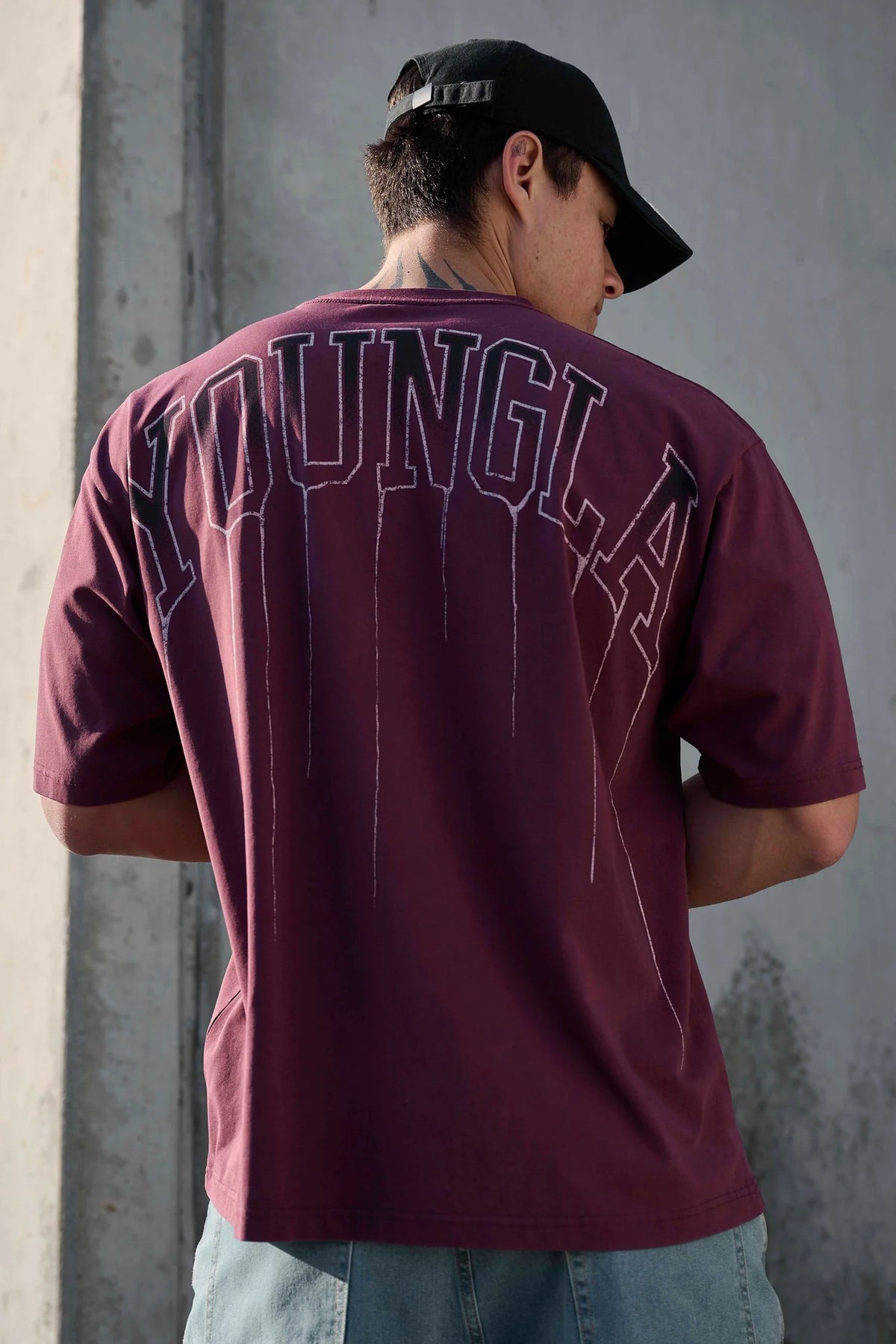 Camiseta Drip - Vino