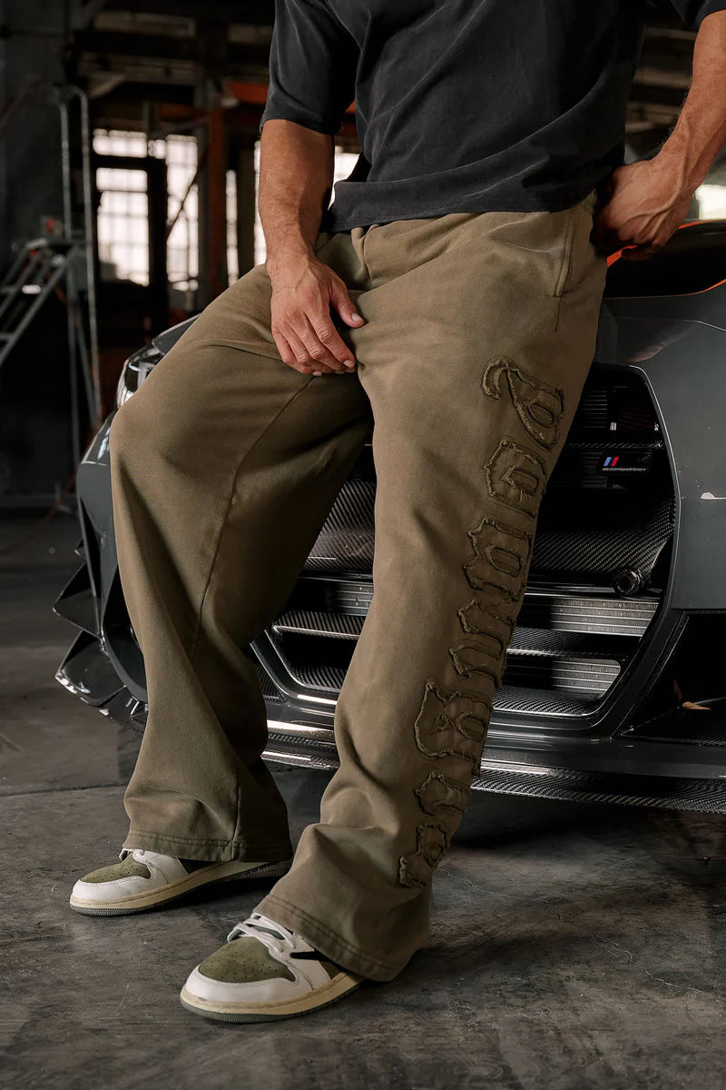 Jogger Patchwork - Café Olivo
