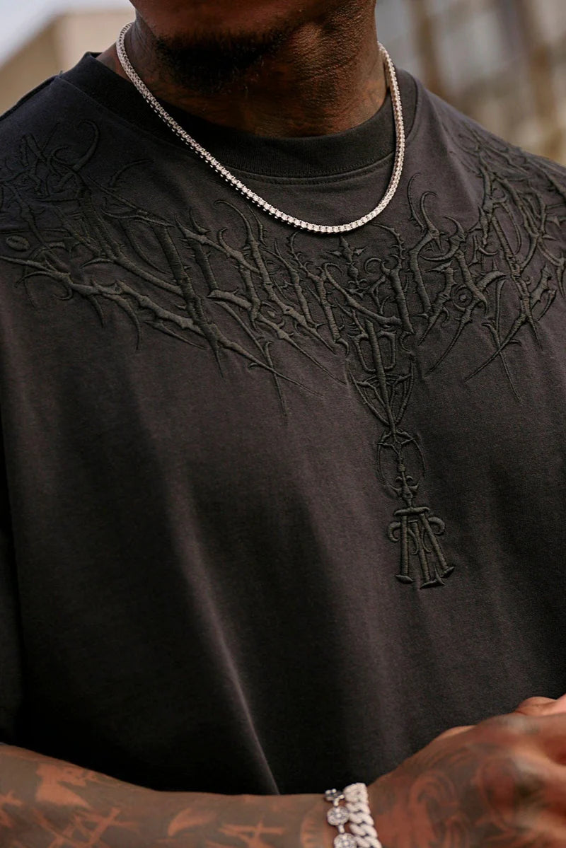 Playera Dark Wave - Negra
