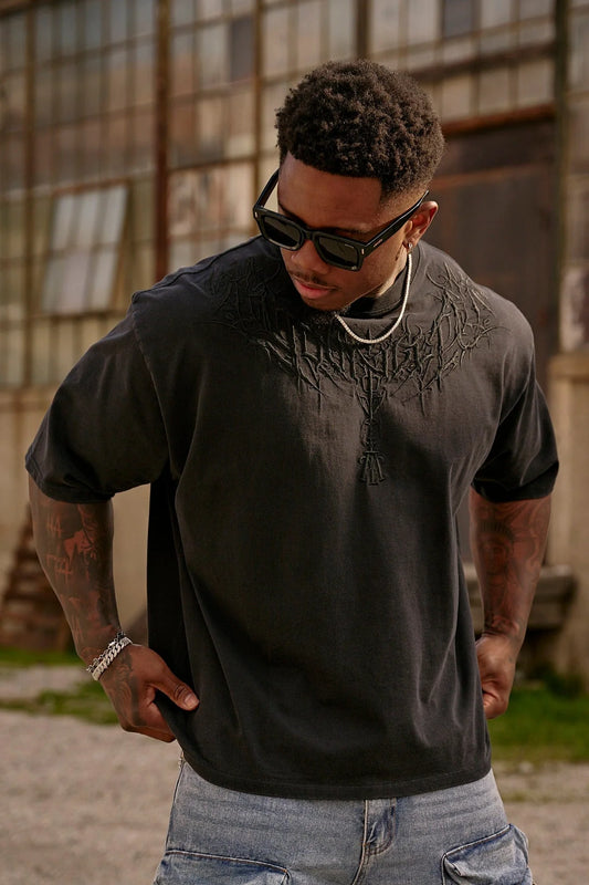 Playera Dark Wave - Negra