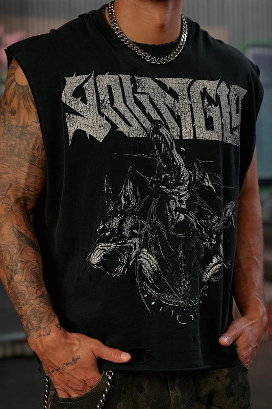 Tank Unleashed - Negro/Blanco