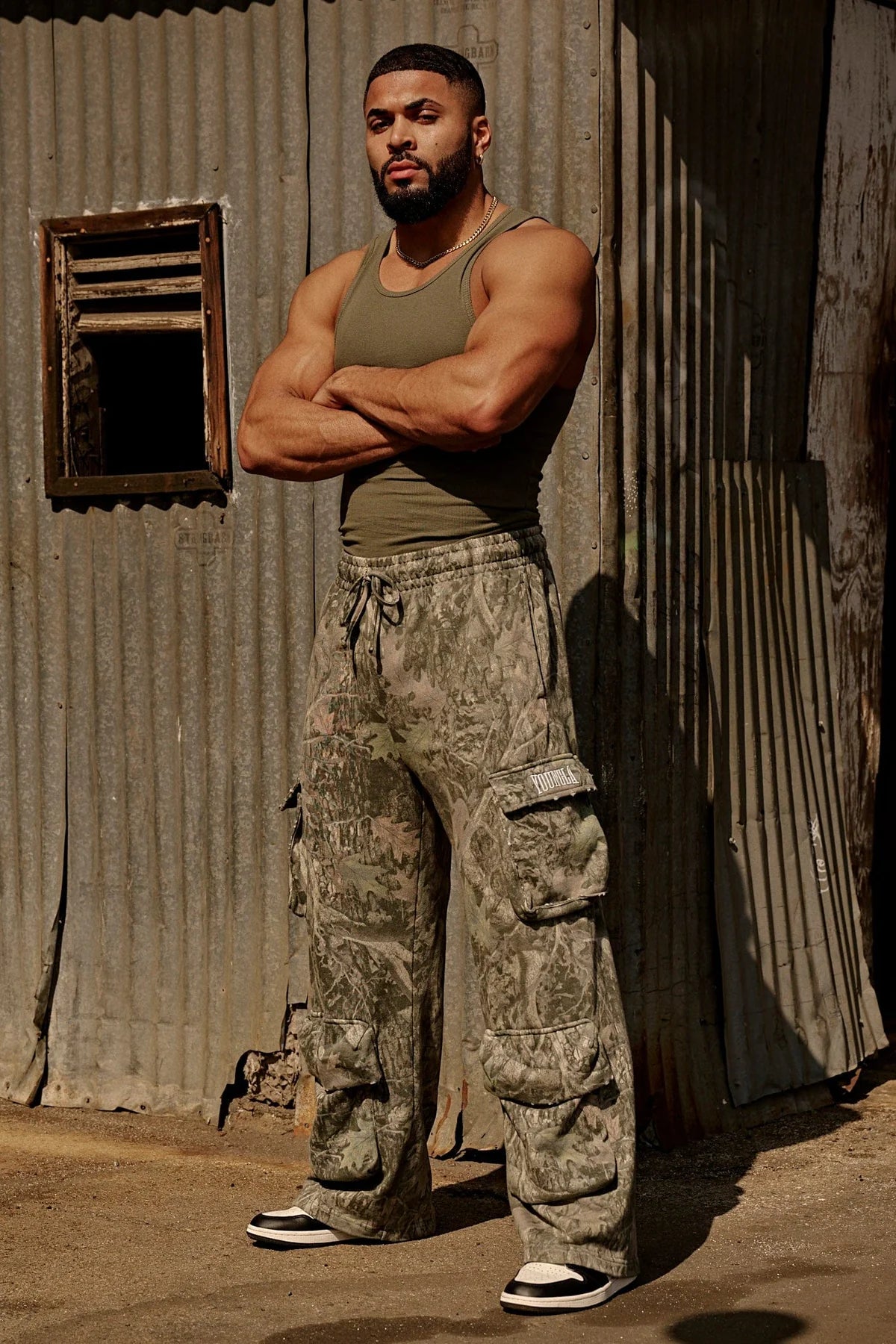 Jogger Cargo Heritage - Verde Camo