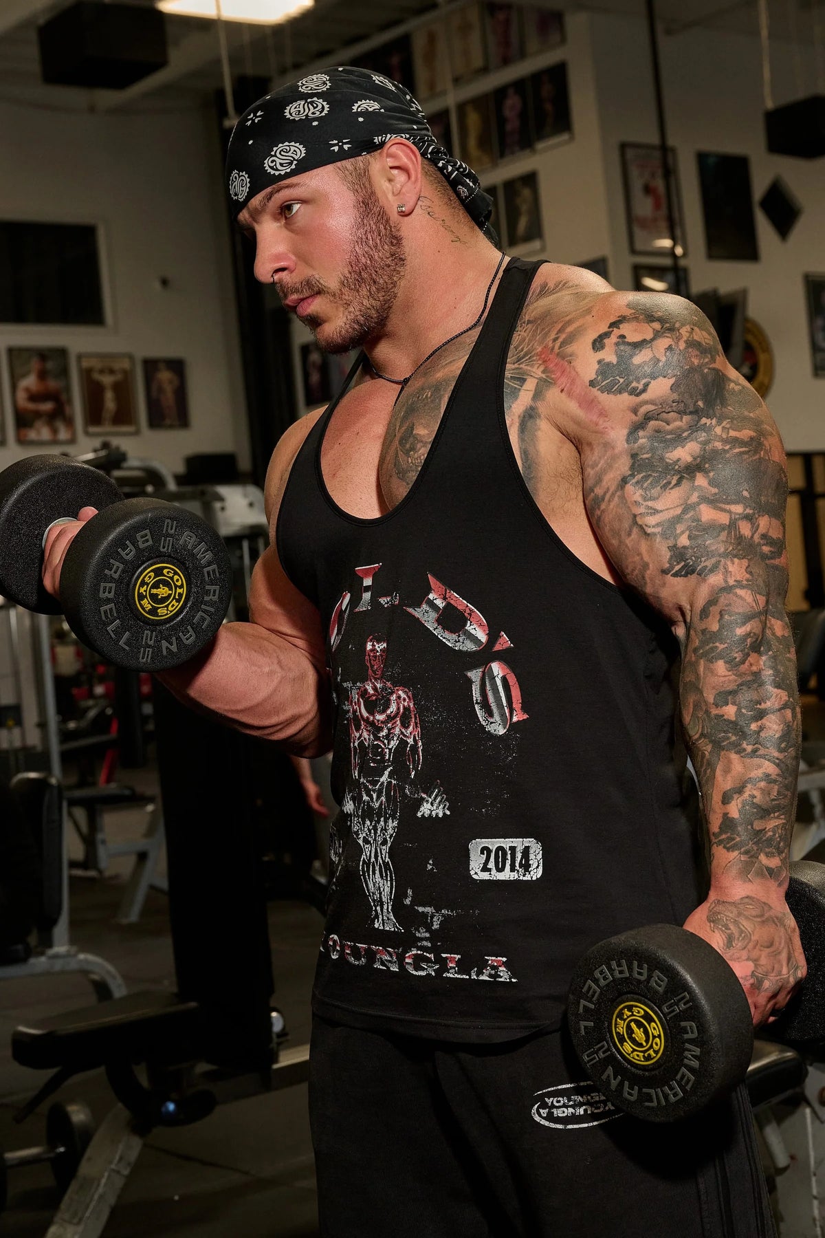 Stringer Gold´s Gym - Negra