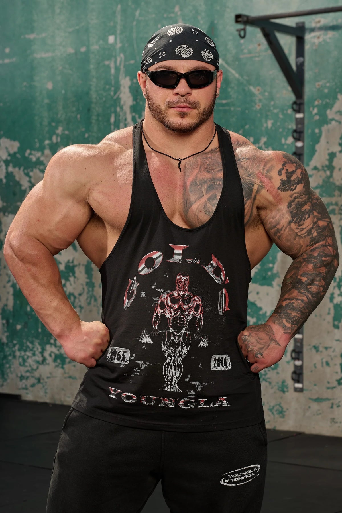 Stringer Gold´s Gym - Negra