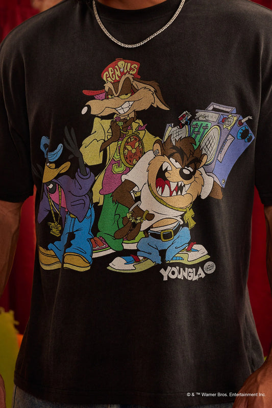 Playera Looney Tunes - Negra