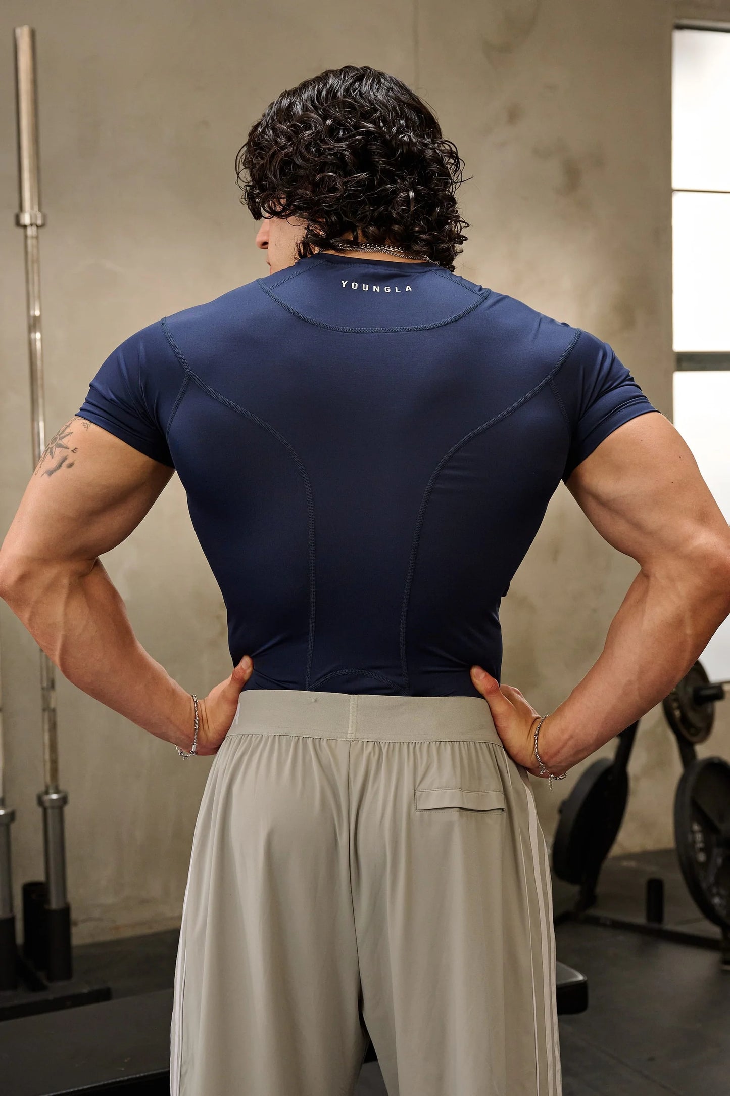 Playera Compresión Posture - Azul