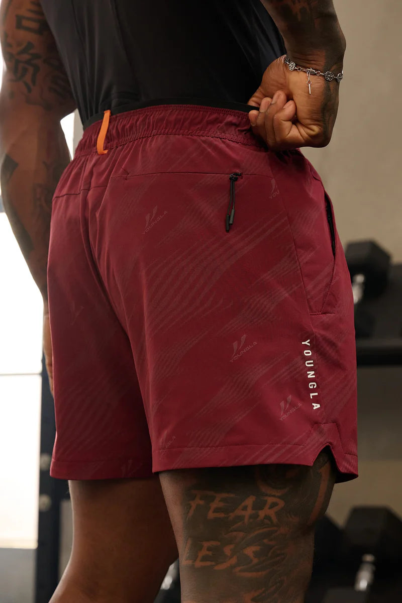 Short Reflectivo Fitness - Vino
