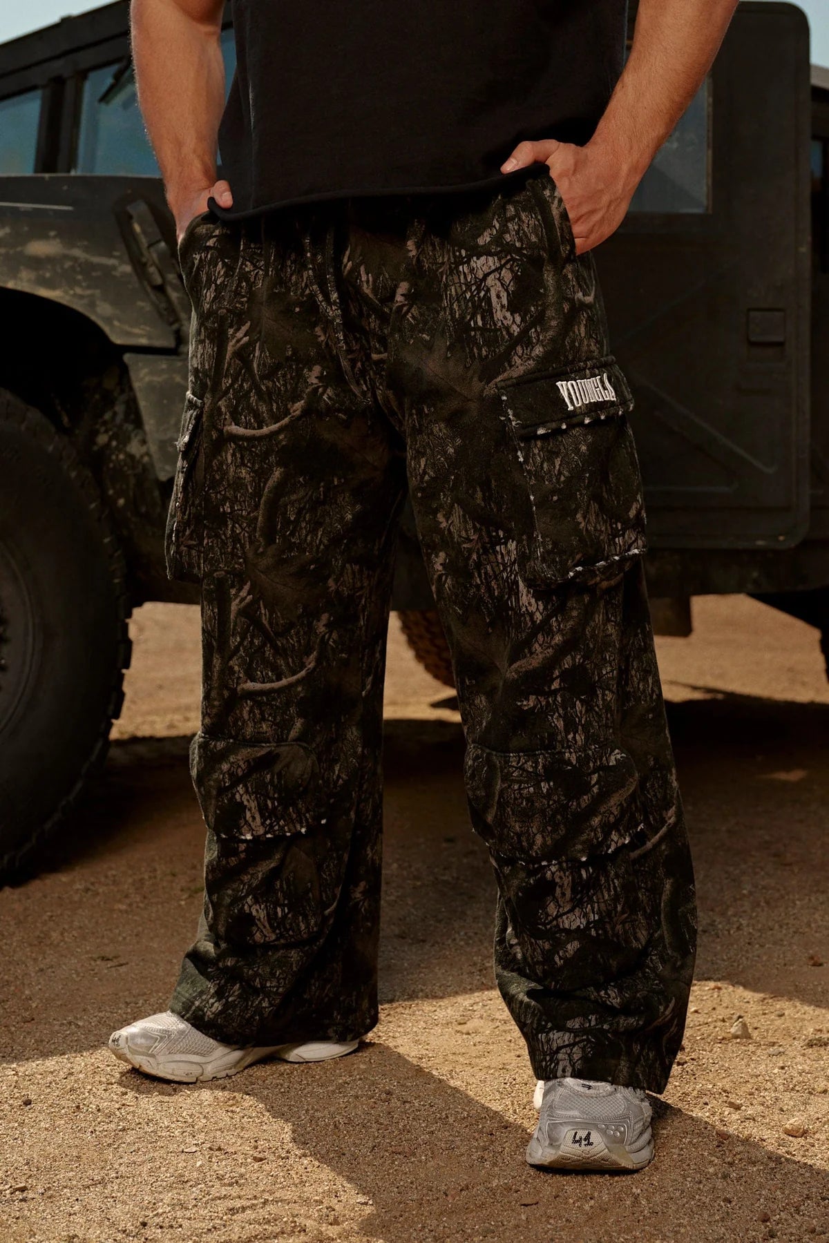 Jogger Cargo Heritage - Negro Camo