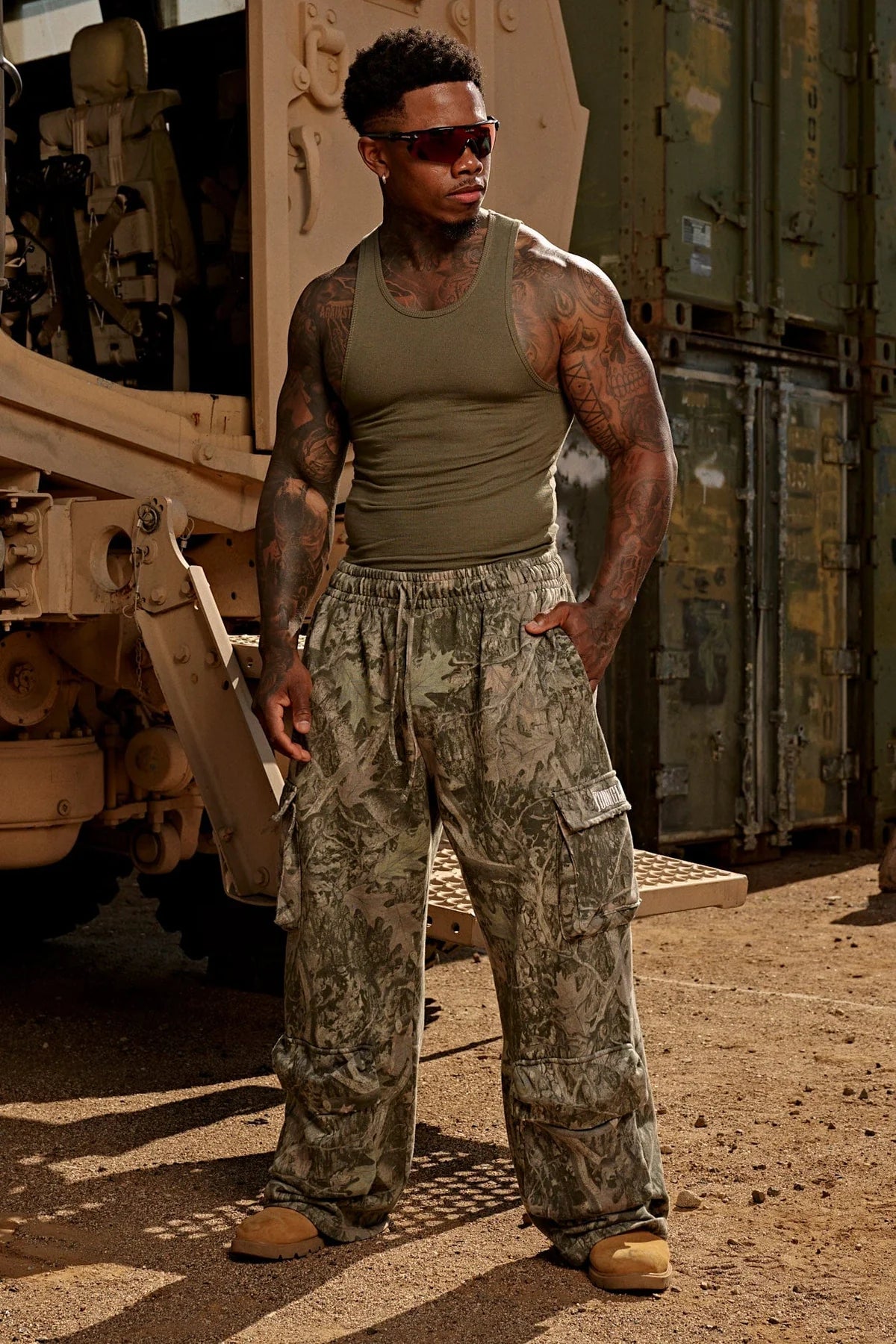 Jogger Cargo Heritage - Verde Camo