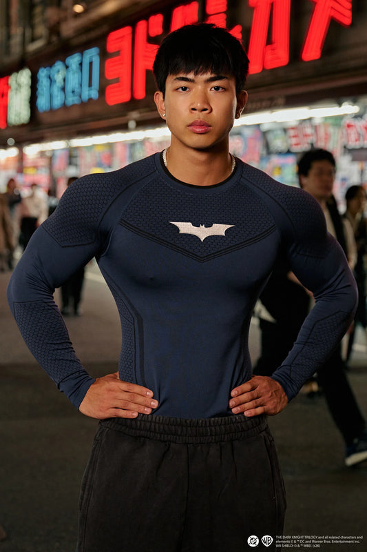 Playera Compresión Batman - Azul