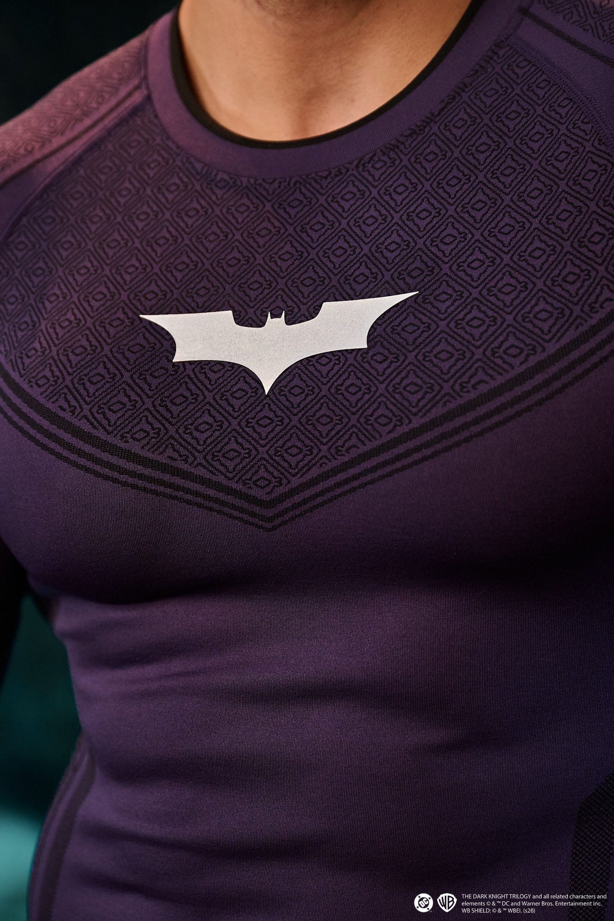 Playera Compresión Batman - Morada