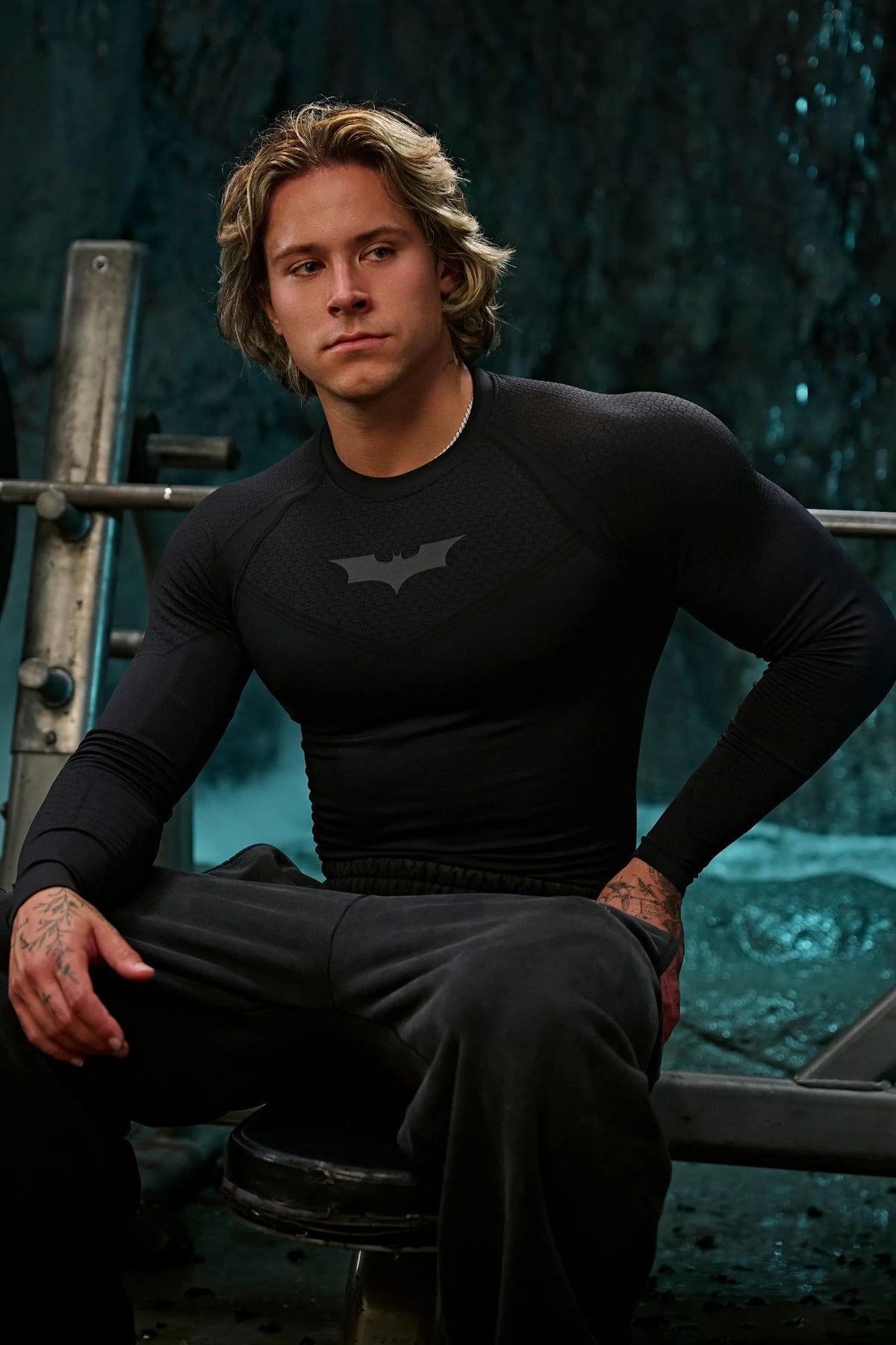 Playera Compresión Batman - Negra