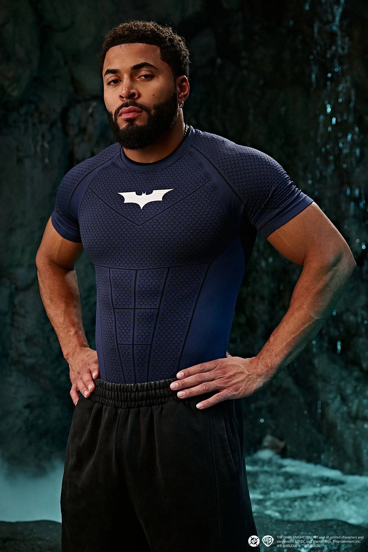 Playera Compresión Batman - Azul