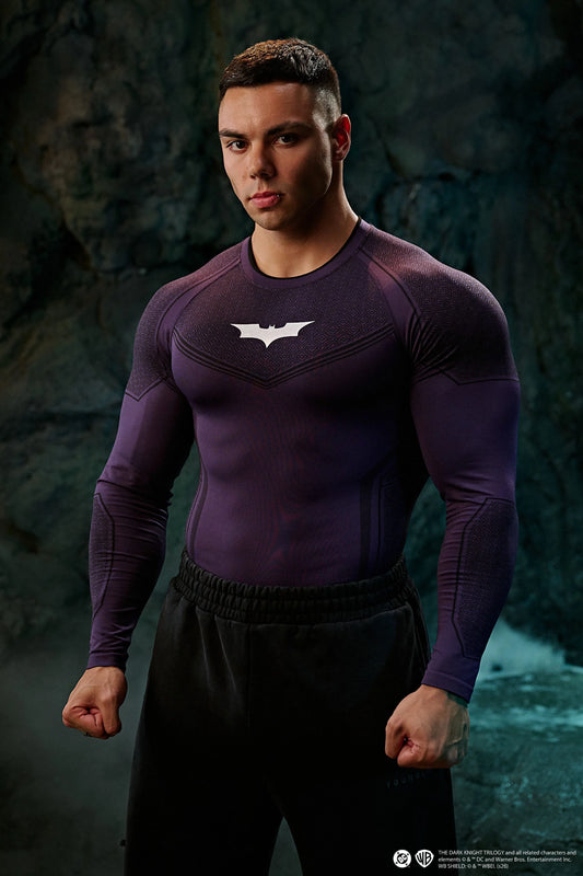 Playera Compresión Batman - Morada