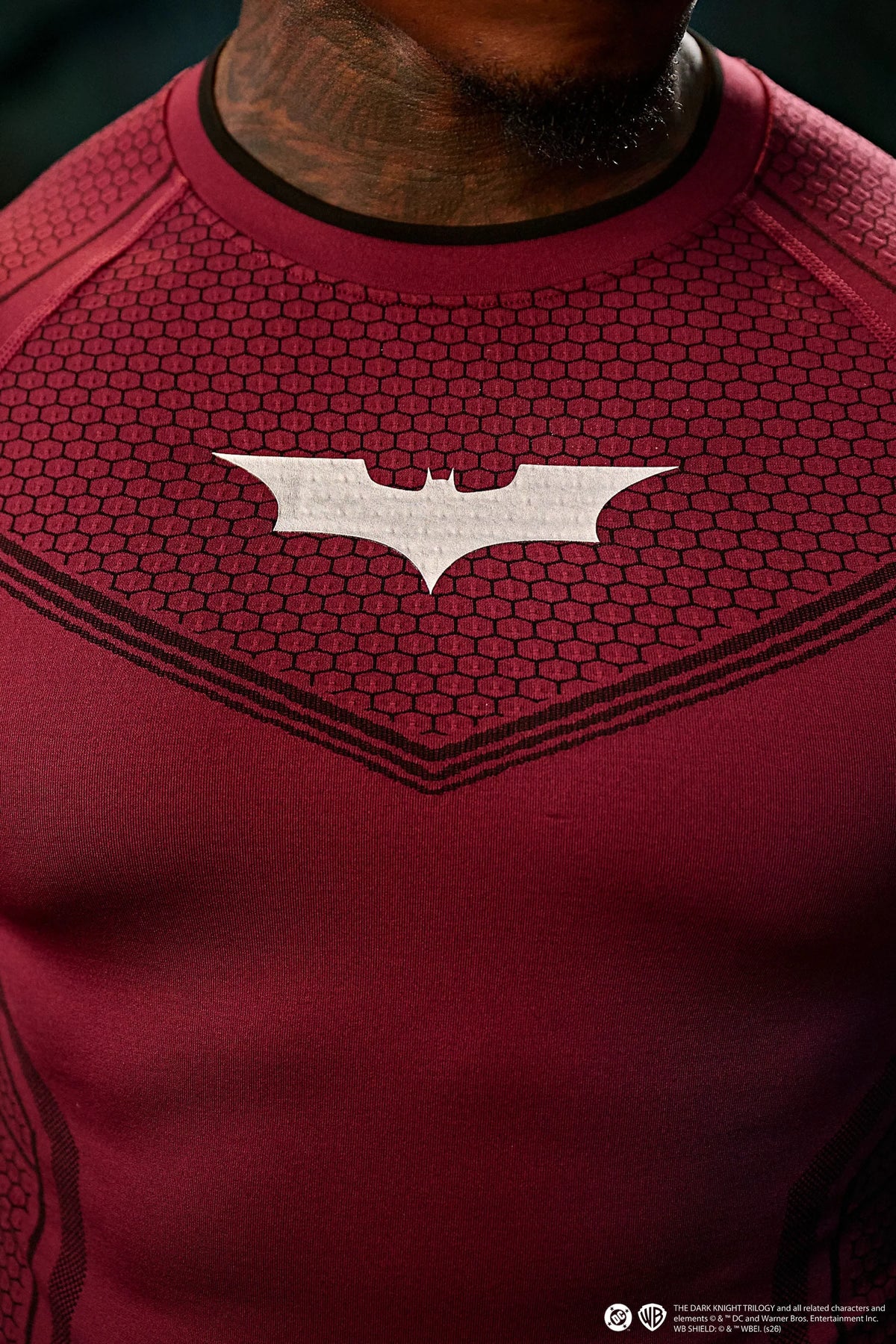 Playera Compresión Batman - Roja