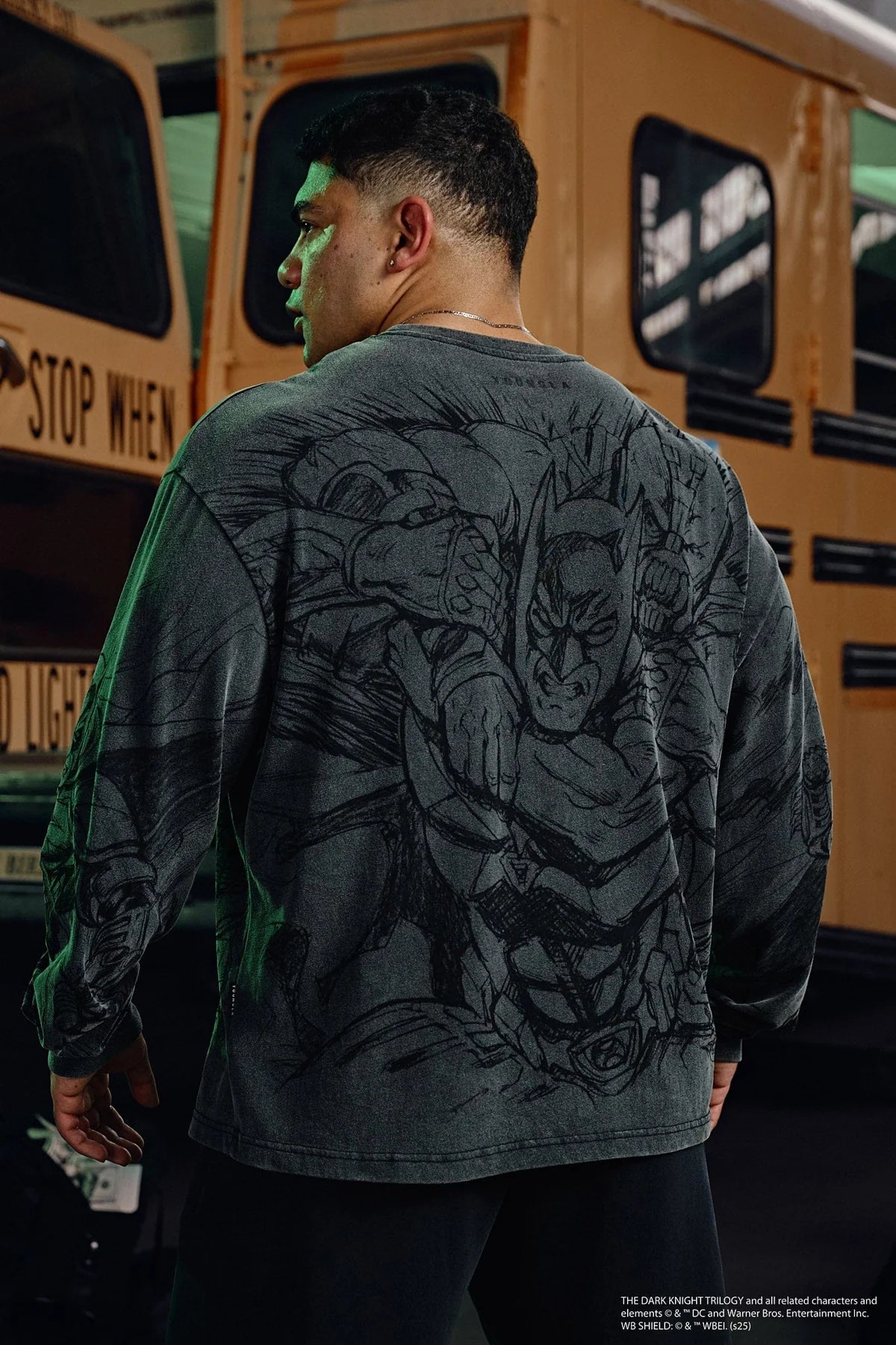 Suéter Comic Batman - Gris Deslavado