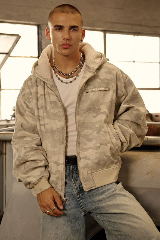 Hoodie Bronco Zip - Camo