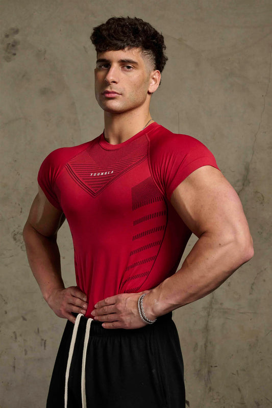Playera Compresión Superhero - Roja