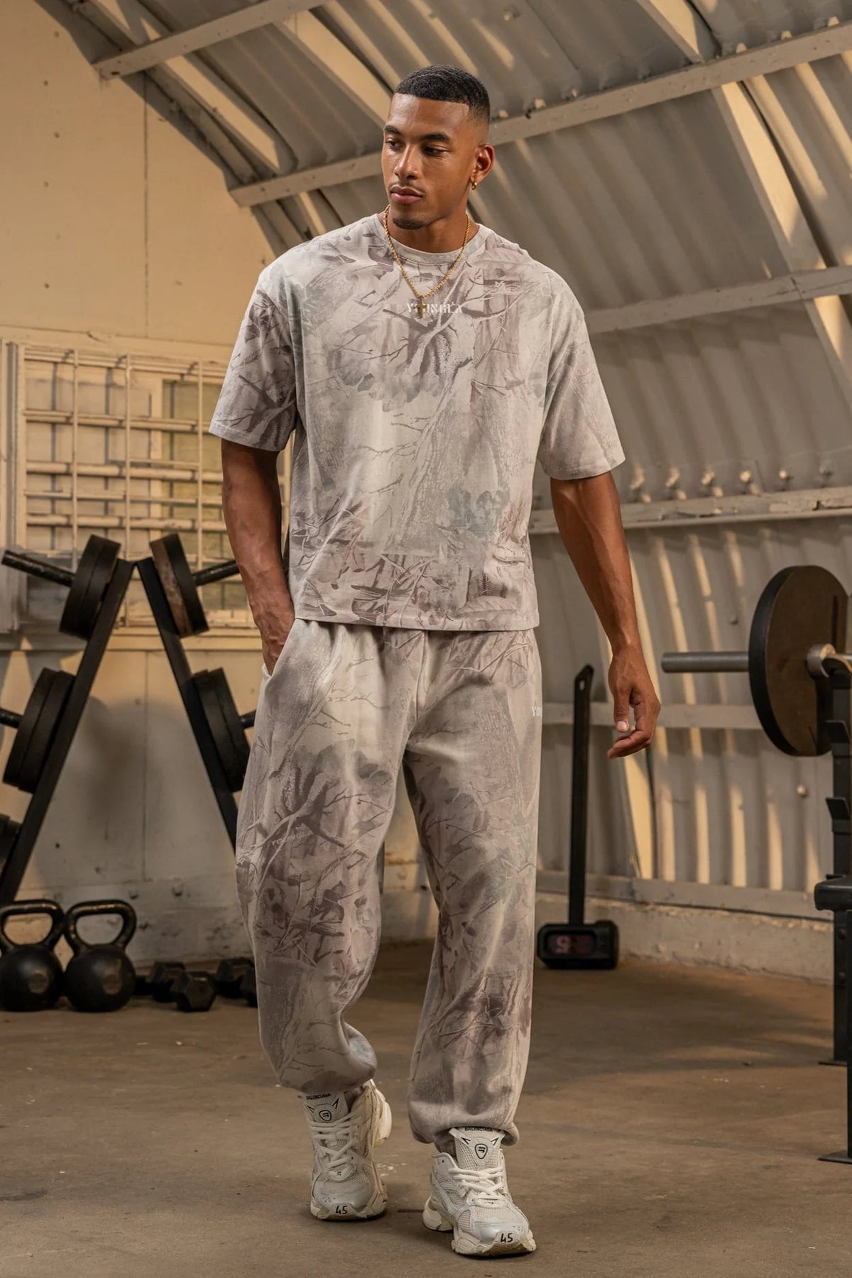 Jogger Baggy - Beige Camo