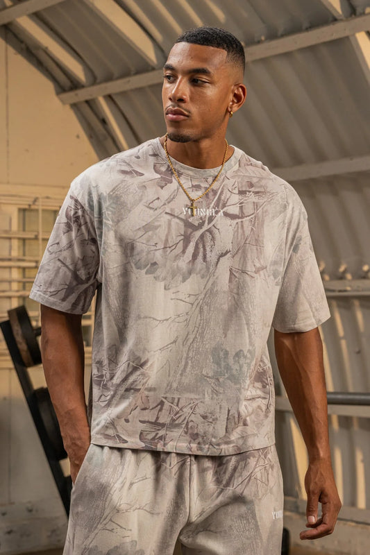 Playera Camo - Beige