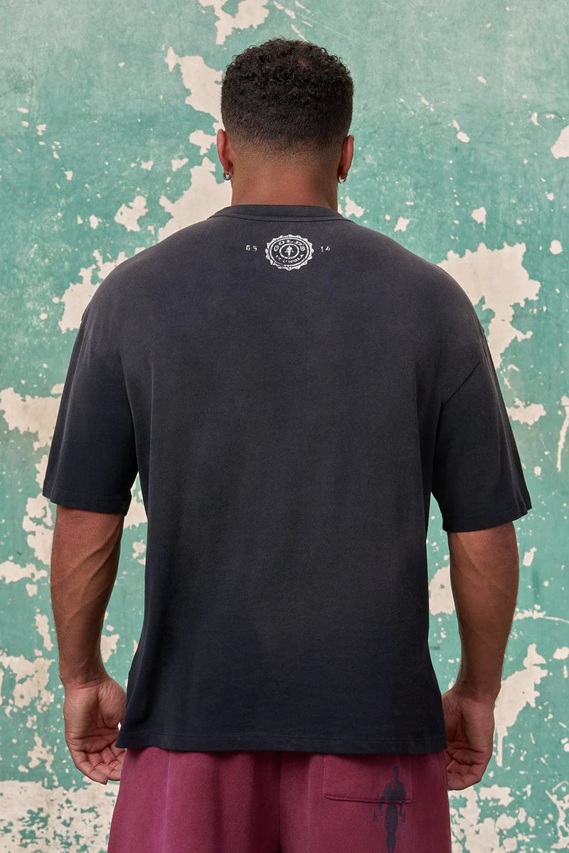 Playera Gold´s Iron - Negra