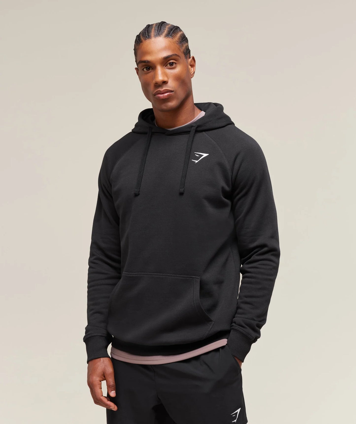 Hoodie Bordada - Negra