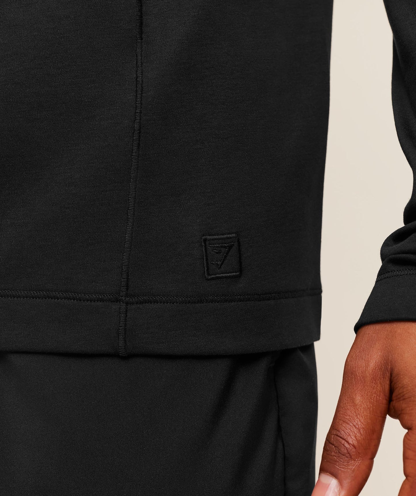 Hoodie Duty 1/4 Zip - Negro