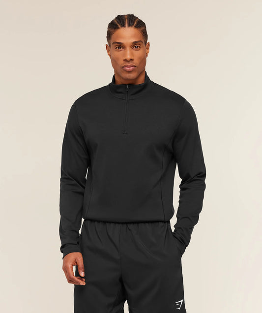 Hoodie Duty 1/4 Zip - Negro