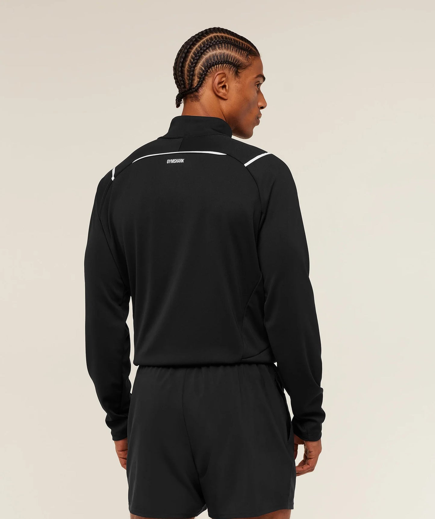 Hoodie 1/4 Zip - Negro