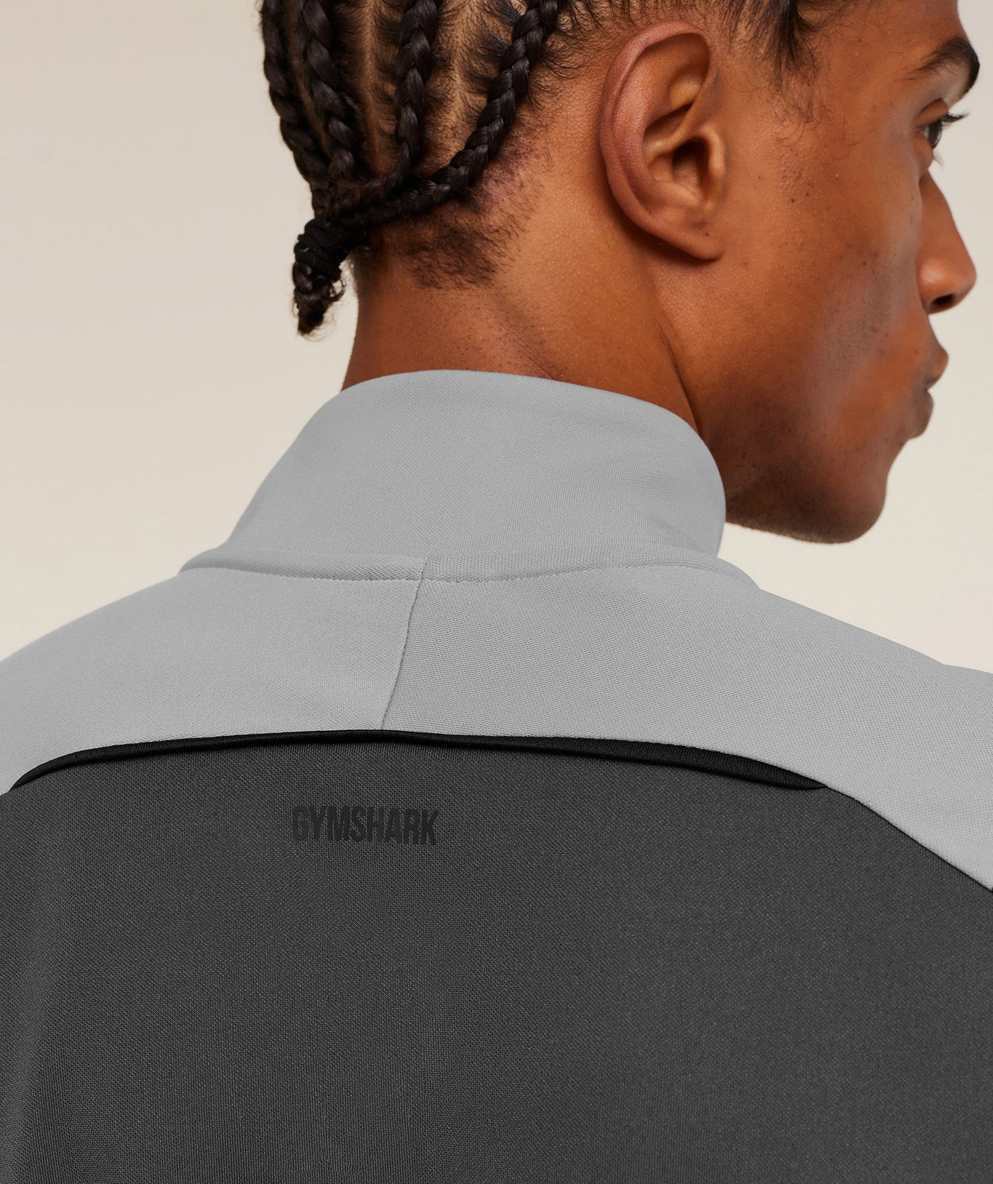 Hoodie 1/4 Zip - Gris/Negro