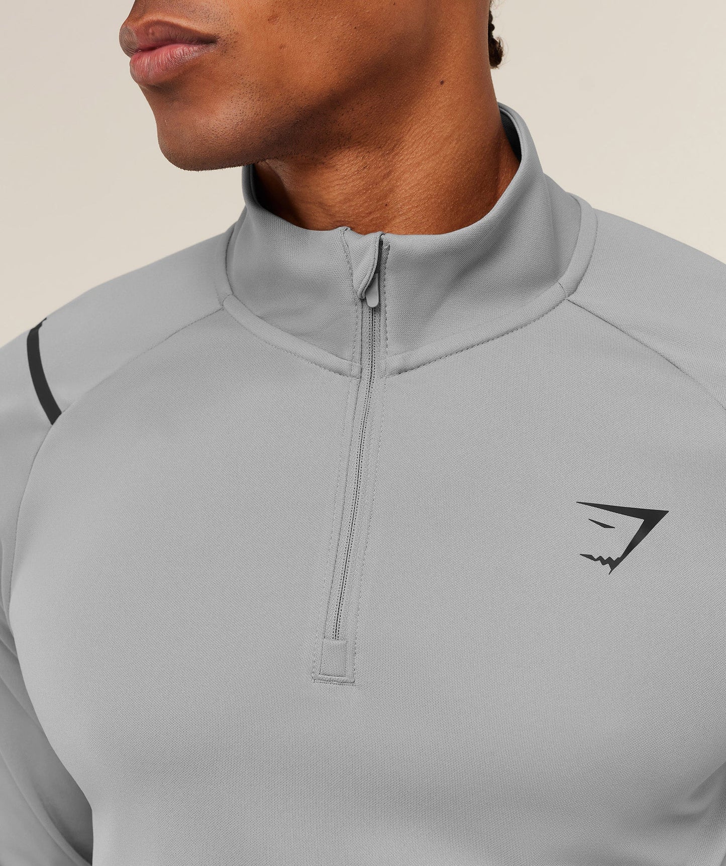 Hoodie 1/4 Zip - Gris/Negro